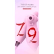 Kép 5/15 - B - Series Lyla - Elva Dual Purpose - 9 funkciós léghullámos csiklóizgató melegítő funkciós masszírozó szárral (USB) - pink