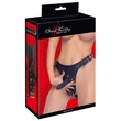 Kép 1/6 - Bad Kitty - Naughty Toys - Dildo Briefs - állítható hám felcsatolható termékekhez (fekete)