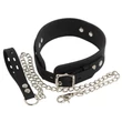 Kép 3/7 - Bad Kitty - Naughty Toys - Shackles - állítható szilikon nyakörv (fekete) 