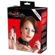 Kép 5/7 - Bad Kitty - Naughty Toys - Shackles - állítható szilikon nyakörv (fekete) 
