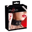 Kép 1/7 - Bad Kitty - Naughty Toys - Shackles - állítható szilikon nyakörv (fekete) 