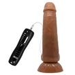 Kép 4/8 - Baile - Easton 7,3&quot; - 7+7 funkciós, rögzíthető, távirányítású valósághű vibrátor (22,5cm) - barna