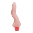 Kép 4/9 - Baile - Flexi Vibe Sensual Spine - élethű, hajlítható vibrátor (19,3cm) - natúr