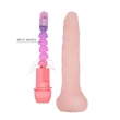 Kép 5/9 - Baile - Flexi Vibe Sensual Spine - élethű, hajlítható vibrátor (19,3cm) - natúr