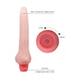 Kép 7/9 - Baile - Flexi Vibe Sensual Spine - élethű, hajlítható vibrátor (19,3cm) - natúr