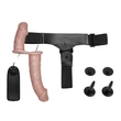 Kép 5/9 - Baile - Ultra Passionate Harness - wired, felcsatolható, dupla motors vibrátor duó hámmal (lila)