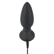 Black Velvets - Shaking Plug - 7 funkciós, wireless, vibrációs análdugó (USB) - fekete