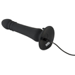 Black Velvets - Anal Thruster - rögzíthető, wireless, vibrációs análdildó (USB) - fekete