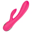 Kép 1/16 - Boss Series - 7+7 fokozatos, fűtés funkciós csiklóizgató és G-pont vibrátor (USB) - pink