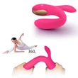 Kép 15/16 - Boss Series - 7+7 fokozatos, fűtés funkciós csiklóizgató és G-pont vibrátor (USB) - pink