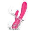 Kép 4/16 - Boss Series - 7+7 fokozatos, fűtés funkciós csiklóizgató és G-pont vibrátor (USB) - pink