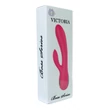 Kép 6/16 - Boss Series - 7+7 fokozatos, fűtés funkciós csiklóizgató és G-pont vibrátor (USB) - pink