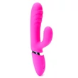 Kép 3/9 - Boss Series - Cindy - 36 funkciós, szilikon csiklóizgató és G-pont vibrátor (USB) - pink