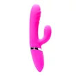 Kép 4/9 - Boss Series - Cindy - 36 funkciós, szilikon csiklóizgató és G-pont vibrátor (USB) - pink