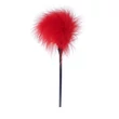 Kép 1/3 - Boss Series Fetish - Feather Tickler - madártollas csiklandozó (piros)