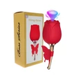 Kép 9/16 - Boss Series - Flirting Partner - 10 funkciós csiklóizgató rózsa-vibrátor és masszírozó (USB) - piros