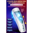 Kép 16/19 - Boss Series - Foxshow - multifunkciós, interaktív, élethű vibrációs maszturbátor (USB) - fehér/áttetsző