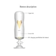 Kép 7/18 - B-Series Fox - Masturbator White - multifunkciós, interaktív, élethű vibrációs maszturbátor dupla végződéssel (USB) - fehér