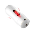 Kép 11/18 - B-Series Fox - Masturbator White - multifunkciós, interaktív, élethű vibrációs maszturbátor dupla végződéssel (USB) - fehér