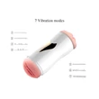 Kép 16/18 - B-Series Fox - Masturbator White - multifunkciós, interaktív, élethű vibrációs maszturbátor dupla végződéssel (USB) - fehér
