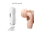 Kép 17/18 - B-Series Fox - Masturbator White - multifunkciós, interaktív, élethű vibrációs maszturbátor dupla végződéssel (USB) - fehér
