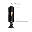 Kép 8/19 - B-Series Fox - Masturbator Black - multifunkciós, interaktív, élethű vibrációs maszturbátor dupla végződéssel (USB) - fekete
