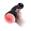 Kép 12/19 - B-Series Fox - Masturbator Black - multifunkciós, interaktív, élethű vibrációs maszturbátor dupla végződéssel (USB) - fekete