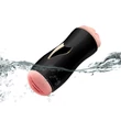 Kép 13/19 - B-Series Fox - Masturbator Black - multifunkciós, interaktív, élethű vibrációs maszturbátor dupla végződéssel (USB) - fekete