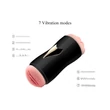 Kép 17/19 - B-Series Fox - Masturbator Black - multifunkciós, interaktív, élethű vibrációs maszturbátor dupla végződéssel (USB) - fekete