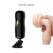 Kép 19/19 - B-Series Fox - Masturbator Black - multifunkciós, interaktív, élethű vibrációs maszturbátor dupla végződéssel (USB) - fekete