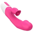 Kép 1/12 - Boss Series Foxshow - rotáció, melegító funkciós csiklóizgató és G-pont vibrátor (USB) - pink