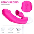 Kép 6/12 - Boss Series - Foxshow - melegítő funkciós csiklóizgató és G-pont vibrátor (USB) - pink