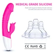 Kép 8/12 - Boss Series - Foxshow - melegítő funkciós csiklóizgató és G-pont vibrátor (USB) - pink