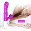 Kép 8/14 - Boss Series - Foxshow - szívó, melegító és lökő funkciós csiklóizgató és G-pont vibrátor (USB) - lila