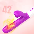 Kép 12/14 - Boss Series - Foxshow - szívó, melegító és lökő funkciós csiklóizgató és G-pont vibrátor (USB) - lila