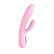 Kép 4/6 - Boss Series - Joker - melegítő és masszázs funkciós nyuszis csiklóizgató és G-pont vibrátor (USB) - pink