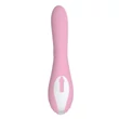 Kép 6/6 - Boss Series - Joker - melegítő és masszázs funkciós nyuszis csiklóizgató és G-pont vibrátor (USB) - pink