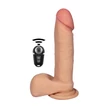Kép 8/11 - Boss Series - LoveCloneX 7&quot; - Apollo - élethű, forgófejes, wireless vibrátor (USB) natúr