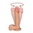Kép 9/11 - Boss Series - LoveCloneX 7&quot; - Apollo - élethű, forgófejes, wireless vibrátor (USB) natúr