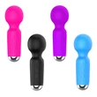 Kép 9/11 - Boss Series - Mini Massager - 20 funkciós szilikon mini masszírozó vibrátor (USB) - fekete