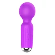 Kép 1/11 - Boss Series - Mini Massager - 20 funkciós szilikon mini masszírozó vibrátor (USB) - lila