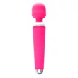 Kép 3/9 - Boss Series - Power Massager Wand - 10 funkciós szilikon masszírozó vibrátor (USB) - pink