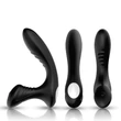 Kép 7/10 - Boss Series - Storm Black - 9 funkciós, prosztata masszírozó/csiklóizgató vibrátor (USB) - fekete