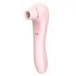 Kép 1/10 - Boss Series - Sucking Massager - 10 funkciós, szilikon csiklóizgató vibrátor és masszírozó (USB) - pink 