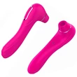 Kép 3/10 - Boss Series - Sucking Massager - 10 funkciós, szilikon csiklóizgató vibrátor és masszírozó (USB) - piros