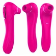 Kép 4/10 - Boss Series - Sucking Massager - 10 funkciós, szilikon csiklóizgató vibrátor és masszírozó (USB) - piros