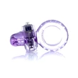 Kép 7/8 - Boss Series - Vibro Cockring - vibrációs péniszgyűrű nyuszis csiklóizgatóval (lila)