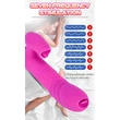 Kép 6/8 - Boss Series - Fox - melegítő funkciós,  nyelves csiklóizgató és G-pont vibrátor (USB) - pink