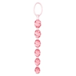 Kép 3/3 - CalExotics - Swirl Pleasure Beads - 6 szemes análgyöngy (pink)