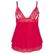 Kép 7/9 - Cottelli Collection - Curves - csipke babydoll (XXXL) - piros
